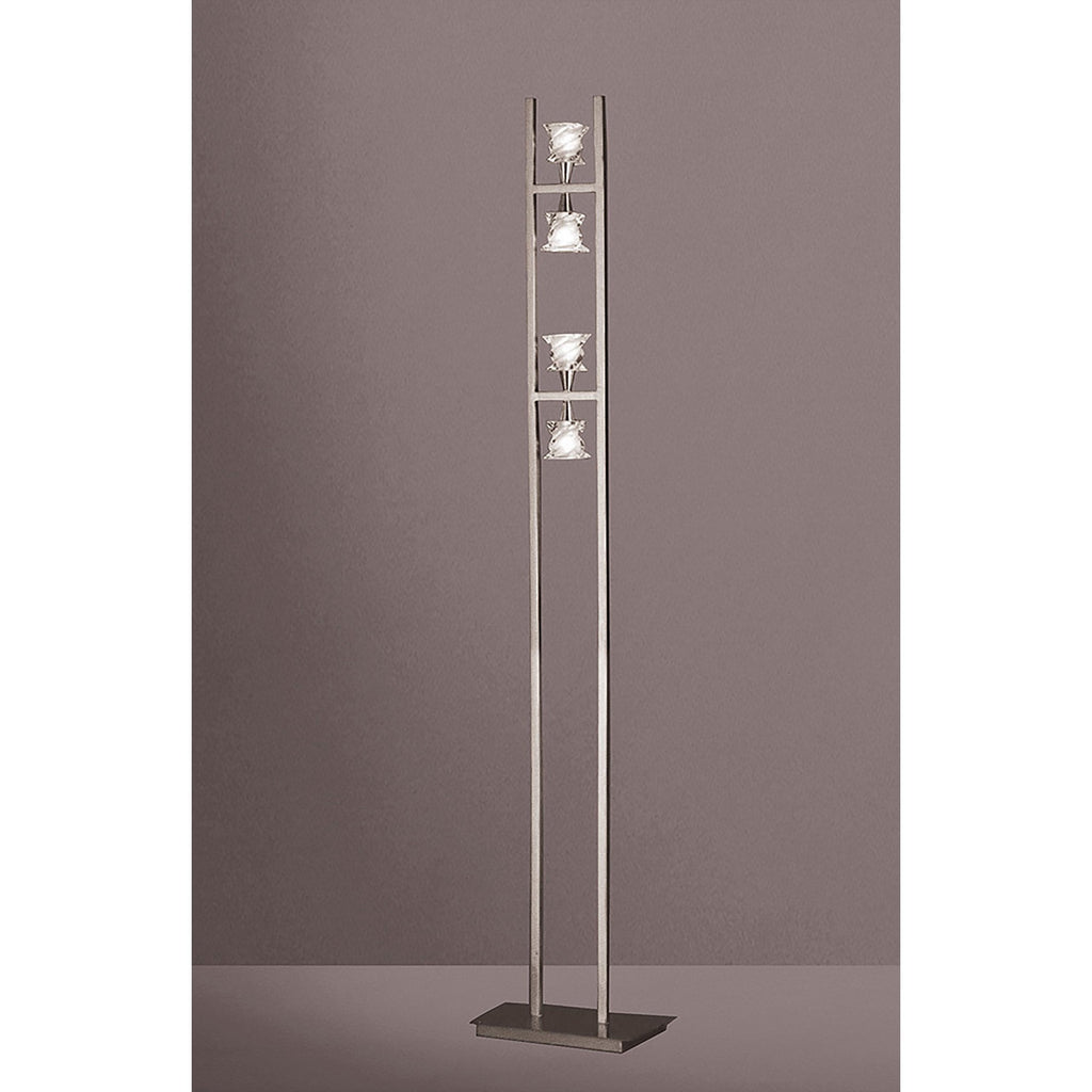 M3034 Salomon Floor Lamp 4 Light G9 Satin Nickel