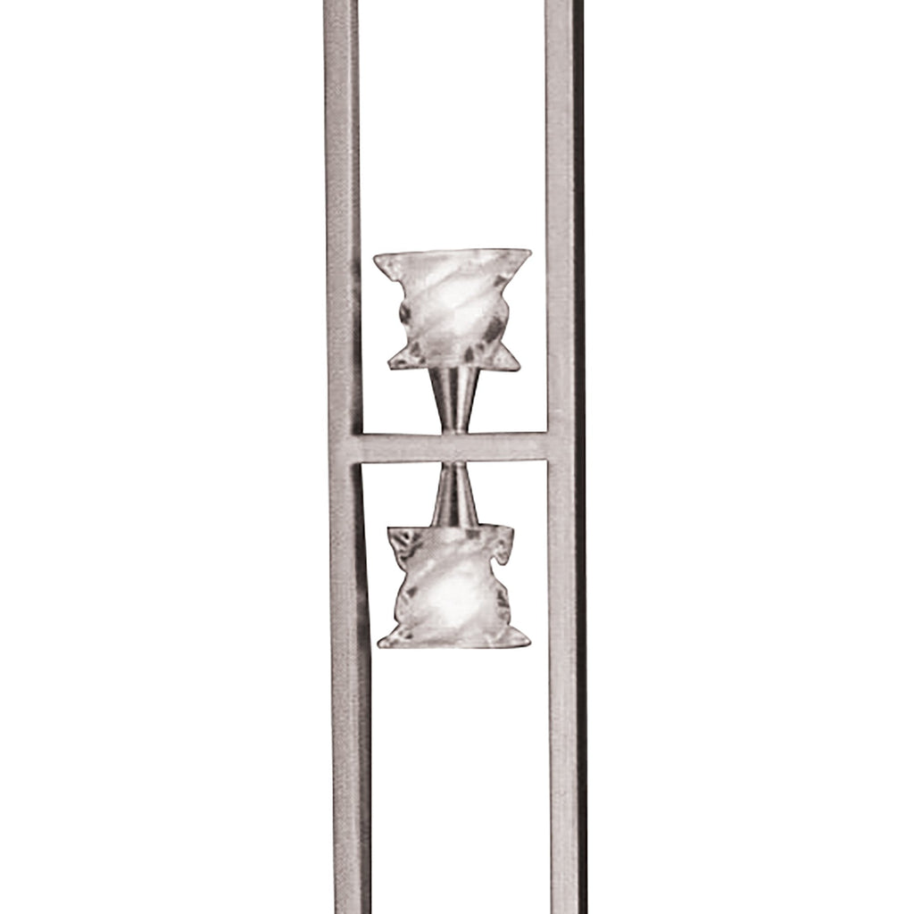 M3034 Salomon Floor Lamp 4 Light G9 Satin Nickel