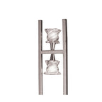 M3034 Salomon Floor Lamp 4 Light G9 Satin Nickel