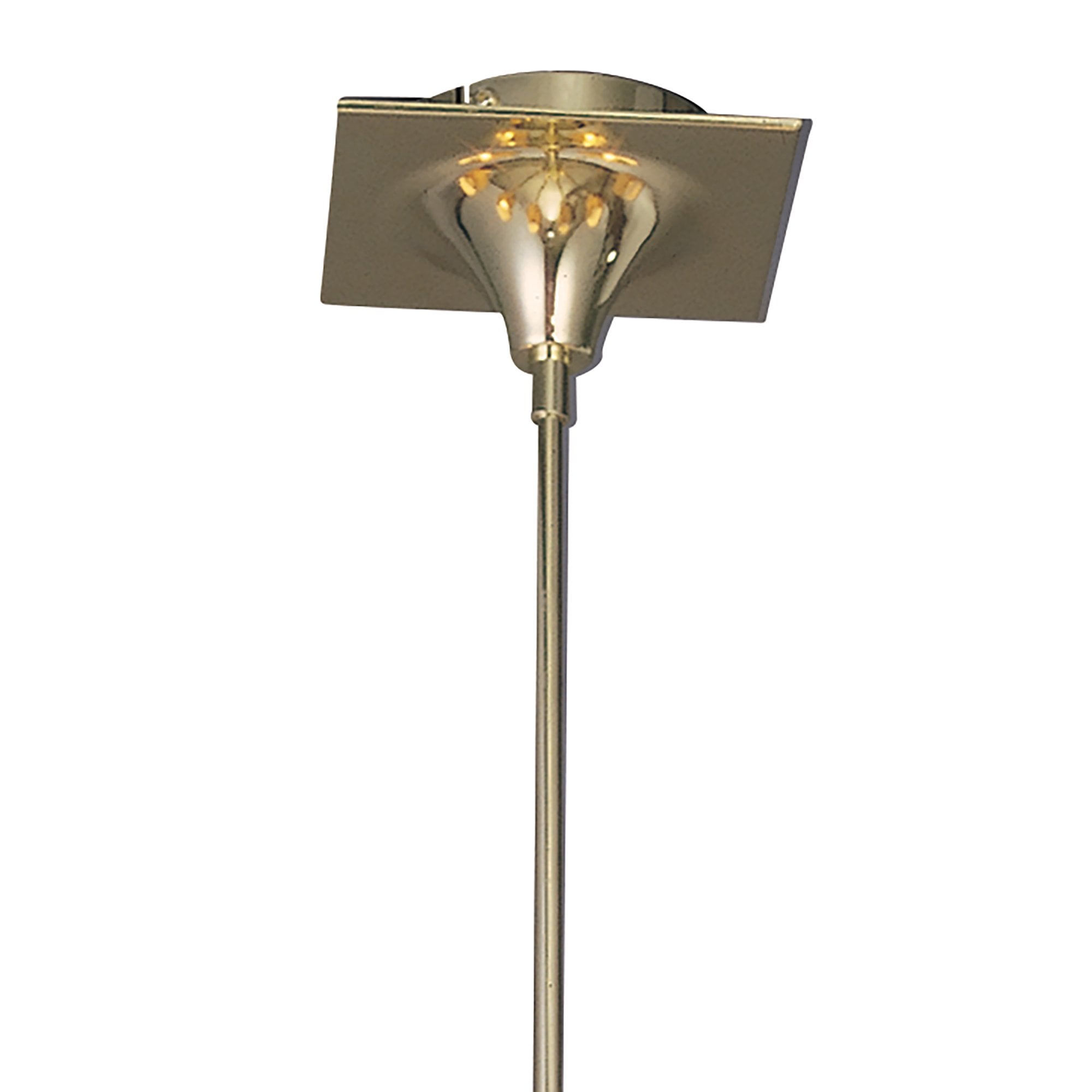 M0341PB Siena Pendant Round 8 Light E14 Polished Brass Amber Cream Shades And Clear Crystal