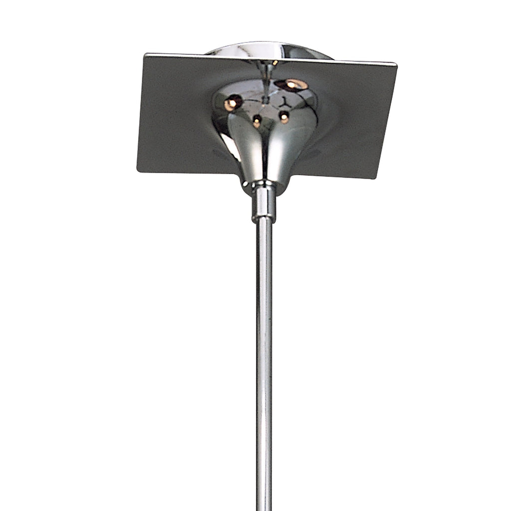 M0343 Siena Pendant Round 4 Light E14 Polished Chrome Black Shades And Black Crystal