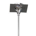 M0343 Siena Pendant Round 4 Light E14 Polished Chrome Black Shades And Black Crystal