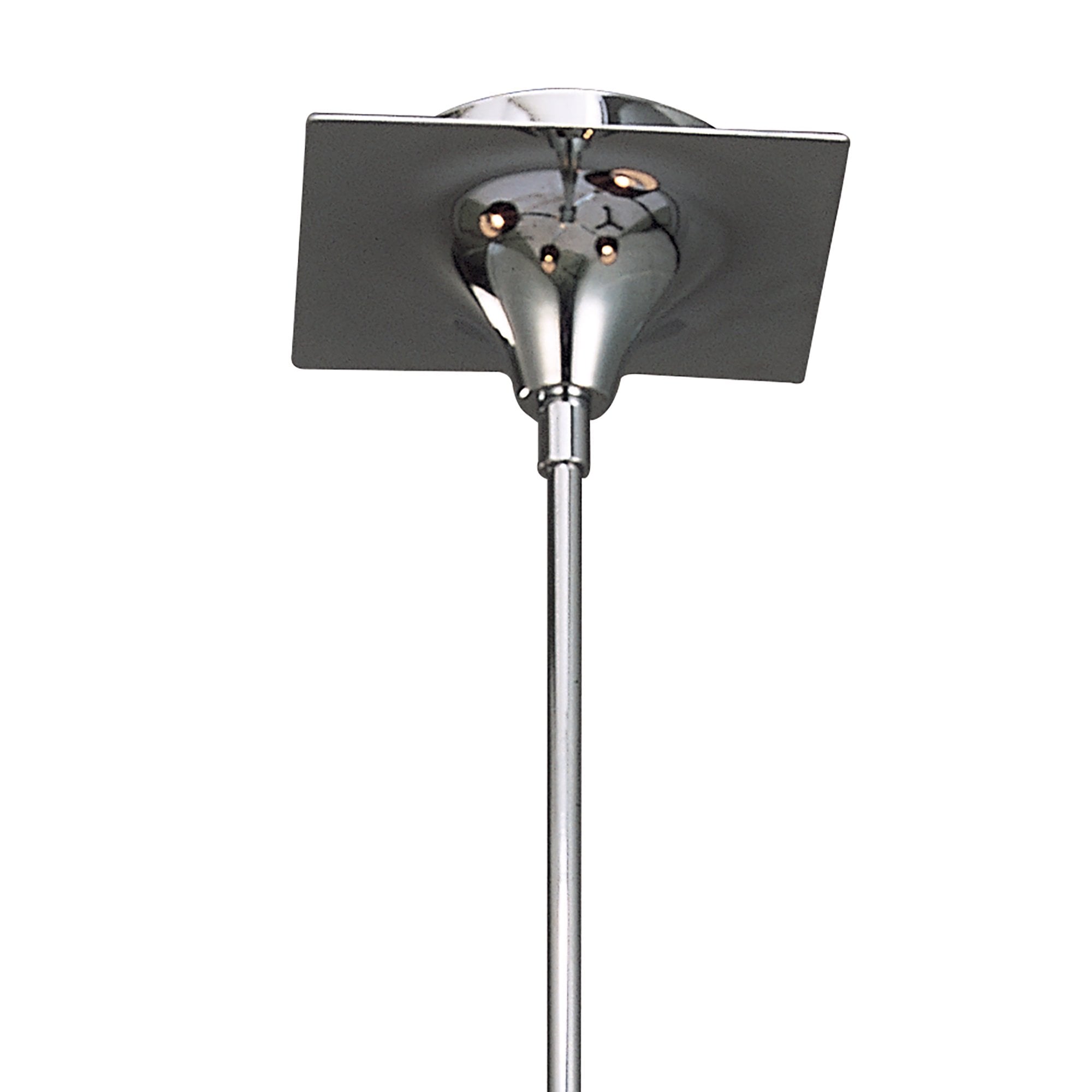 M0343 Siena Pendant Round 4 Light E14 Polished Chrome Black Shades And Black Crystal