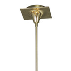 M0343PB Siena Pendant Round 4 Light E14 Polished Brass Amber Cream Shades And Clear Crystal