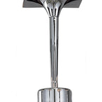 M0344 Siena Semi Flush Round 6 Light E14 Polished Chrome Black Shades And Black Crystal