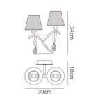 M0348/S Siena Wall Lamp Switched 2 Light E14 Polished Chrome Black Shades And Black Crystal