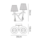 M0348PB/S Siena Wall Lamp Switched 2 Light E14 Polished Brass Amber Cream Shades And Clear Crystal