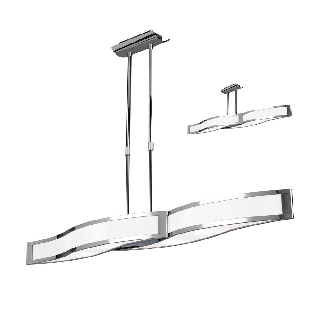 M0666 Sintesys Linear Telescopic Convertible To Semi Flush E27 4 Light E27 - M0666