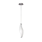 M0670 Sintesys Pendant E27 1 Light E27 Polished Chrome/White Acrylic