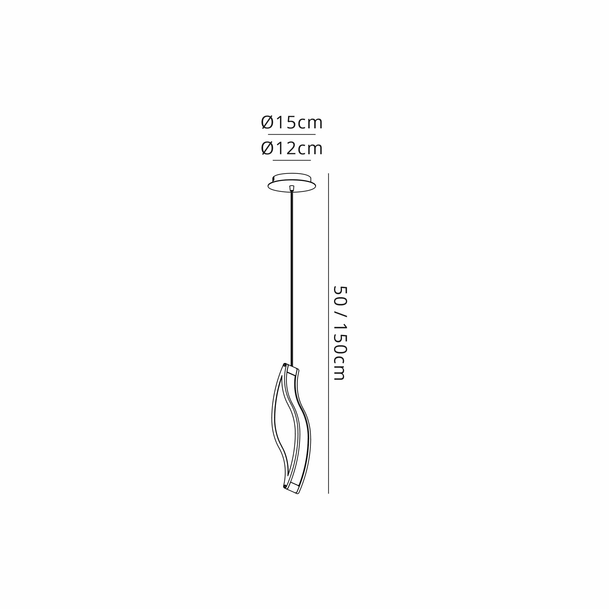 M0670 Sintesys Pendant E27 1 Light E27 Polished Chrome/White Acrylic