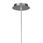 M0670 Sintesys Pendant E27 1 Light E27 Polished Chrome/White Acrylic