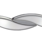 M0671 Sintesys Wall Lamp E27 2 Light E27 Large Polished Chrome/White Acrylic