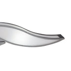 M0671 Sintesys Wall Lamp E27 2 Light E27 Large Polished Chrome/White Acrylic