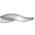 M0671 Sintesys Wall Lamp E27 2 Light E27 Large Polished Chrome/White Acrylic