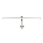 M5085 Sisley Bathroom Wall Lamp 7W LED Chrome Silver / Frosted Acrylic / Polished Chrome