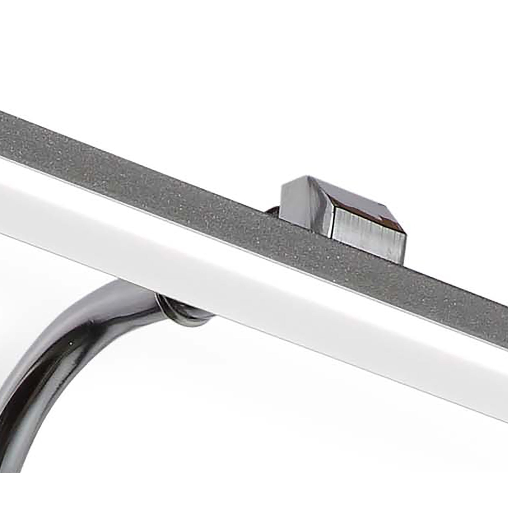 M5085 Sisley Bathroom Wall Lamp 7W LED Chrome Silver / Frosted Acrylic / Polished Chrome