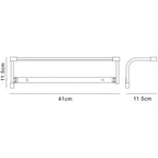 M5086 Sisley Bathroom Wall Lamp 6W LED Chrome Silver / Frosted Acrylic / Polished Chrome