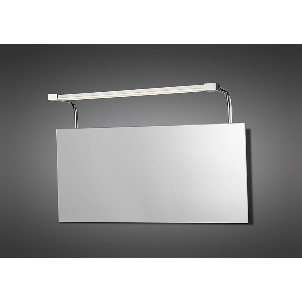 M5086 Sisley Bathroom Wall Lamp 6W LED Chrome Silver / Frosted Acrylic / Polished Chrome