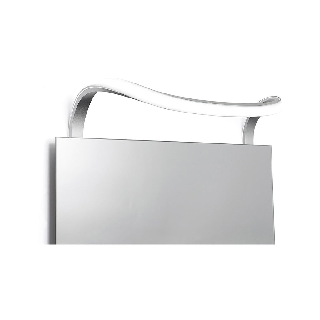 M5087 Sisley Bathroom Wall Lamp 12W LED Chrome Silver/Frosted Acrylic/Polished Chrome