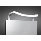 M5087 Sisley Bathroom Wall Lamp 12W LED Chrome Silver/Frosted Acrylic/Polished Chrome