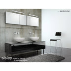 M5087 Sisley Bathroom Wall Lamp 12W LED Chrome Silver/Frosted Acrylic/Polished Chrome