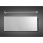 M5088 Sisley Bathroom Wall Lamp 10W LED Big Double Silver / Frosted Acrylic / Polished Chrome