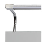 M5088 Sisley Bathroom Wall Lamp 10W LED Big Double Silver / Frosted Acrylic / Polished Chrome