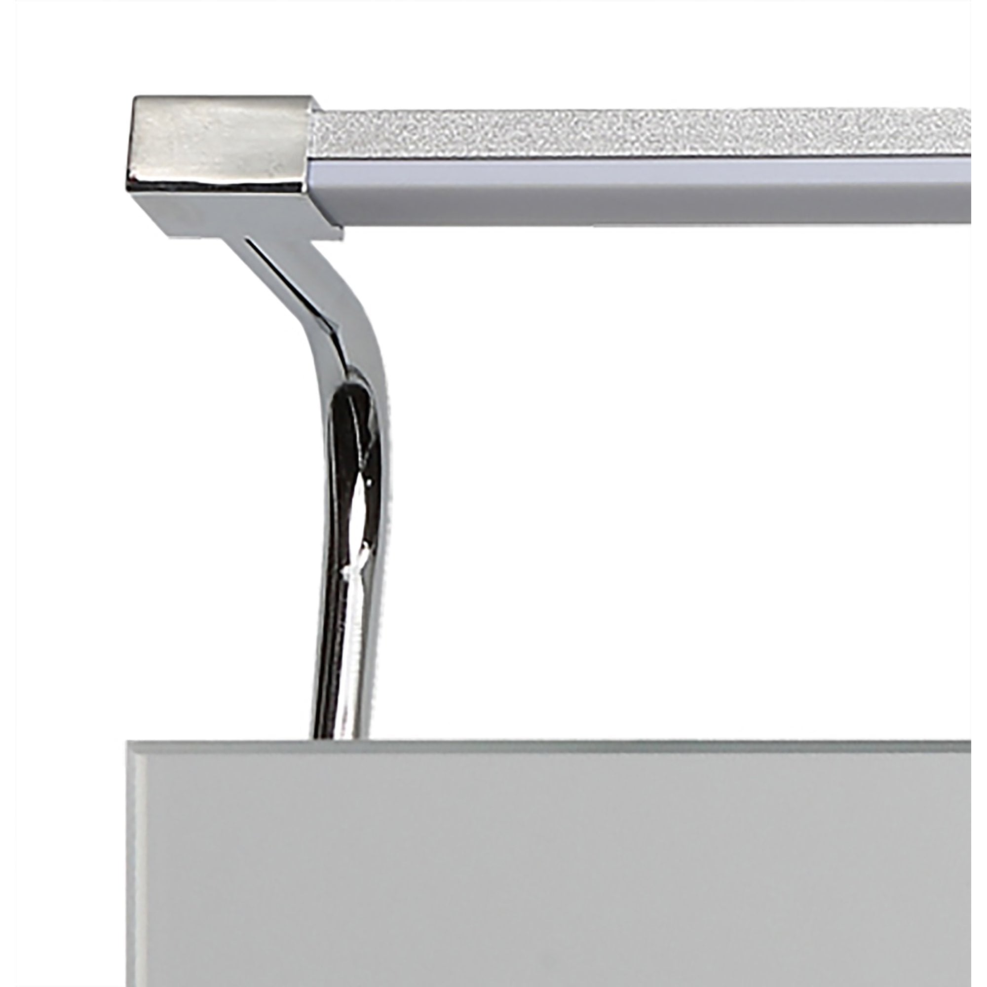 M5088 Sisley Bathroom Wall Lamp 10W LED Big Double Silver / Frosted Acrylic / Polished Chrome