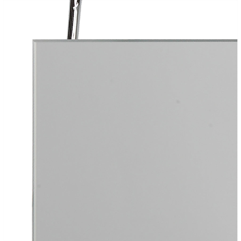 M5088 Sisley Bathroom Wall Lamp 10W LED Big Double Silver / Frosted Acrylic / Polished Chrome