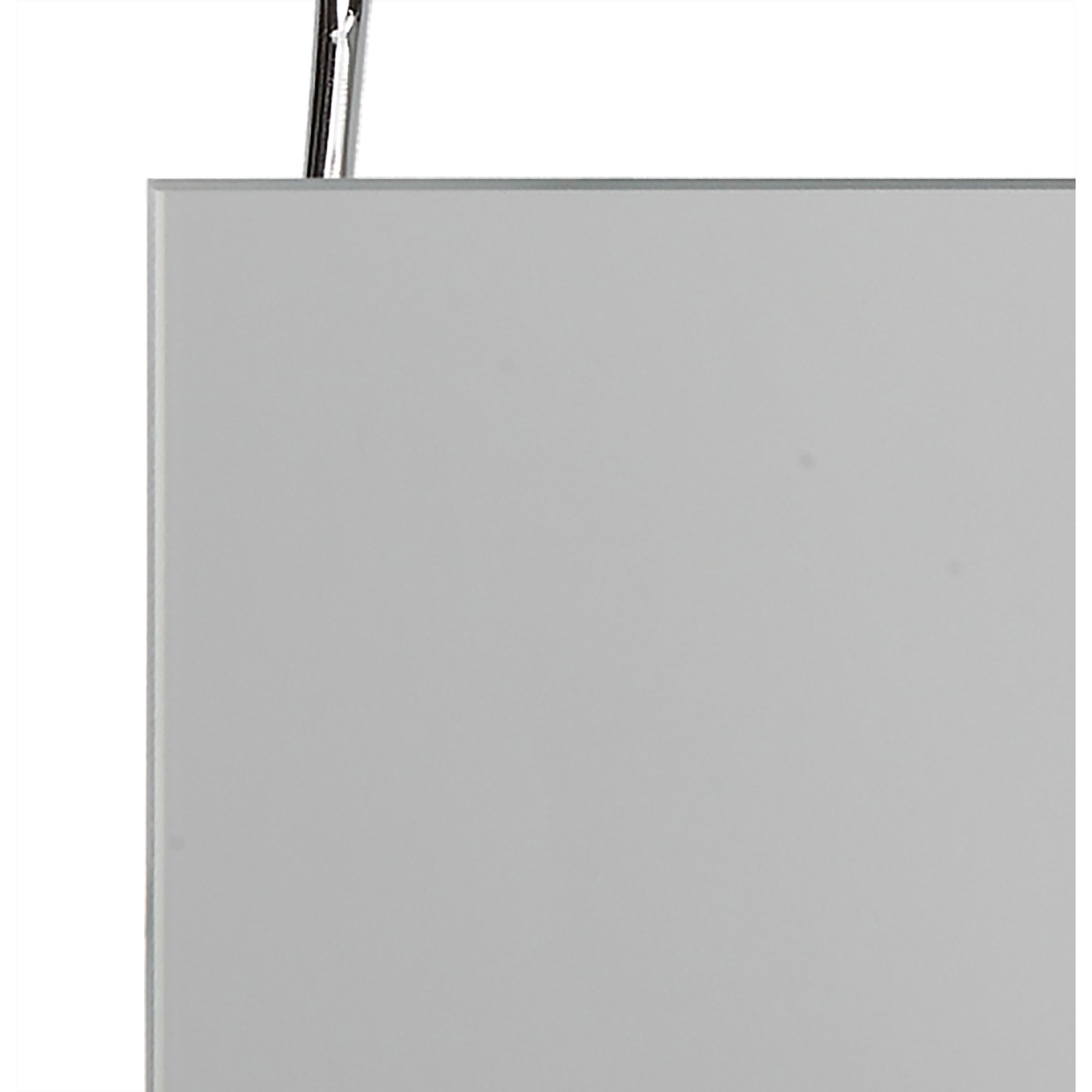 M5088 Sisley Bathroom Wall Lamp 10W LED Big Double Silver / Frosted Acrylic / Polished Chrome