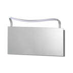 M5089 Sisley Bathroom Wall Lamp 12W LED Big Wave Silver / Frosted Acrylic / Polished Chrome