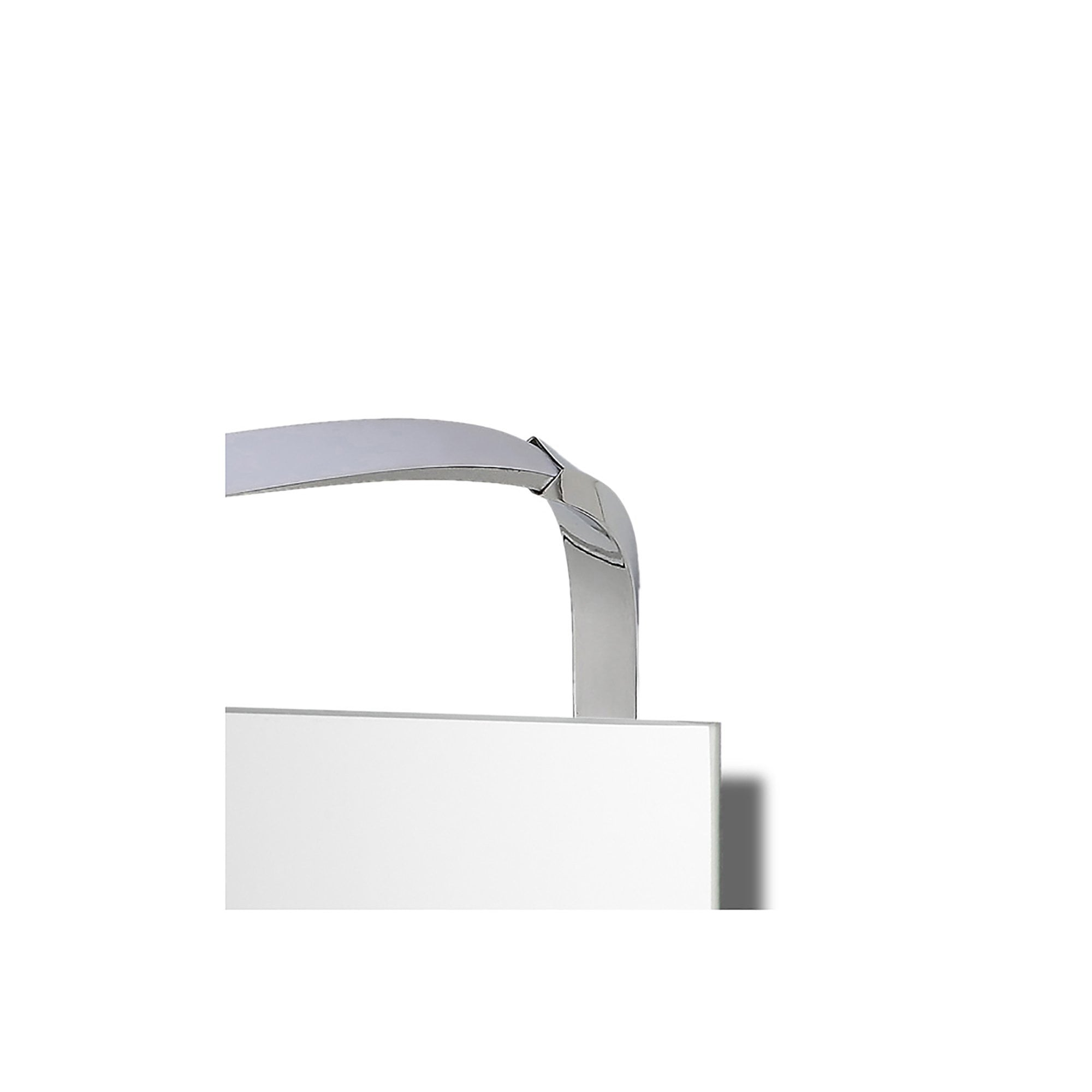 M5089 Sisley Bathroom Wall Lamp 12W LED Big Wave Silver / Frosted Acrylic / Polished Chrome