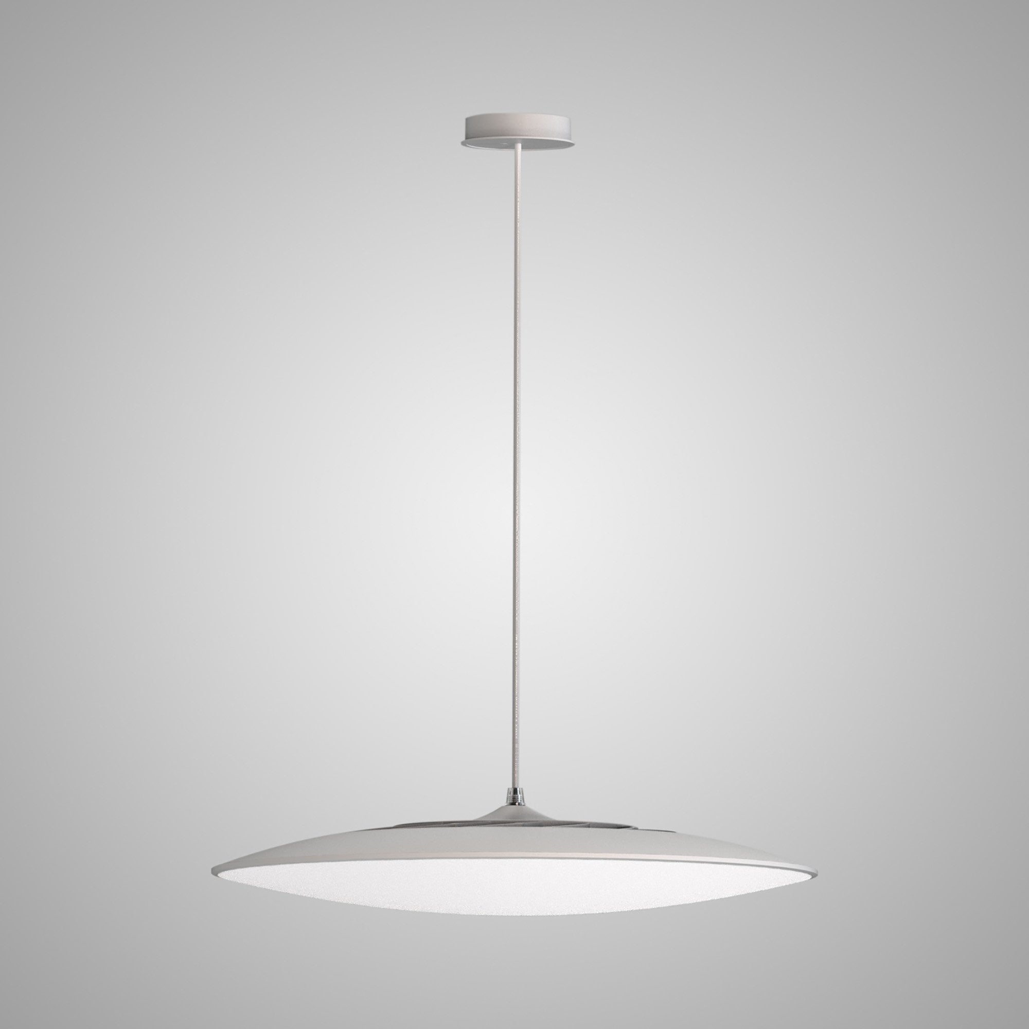 M8100 Slim LED Pendant 46cm Round 50W LED White