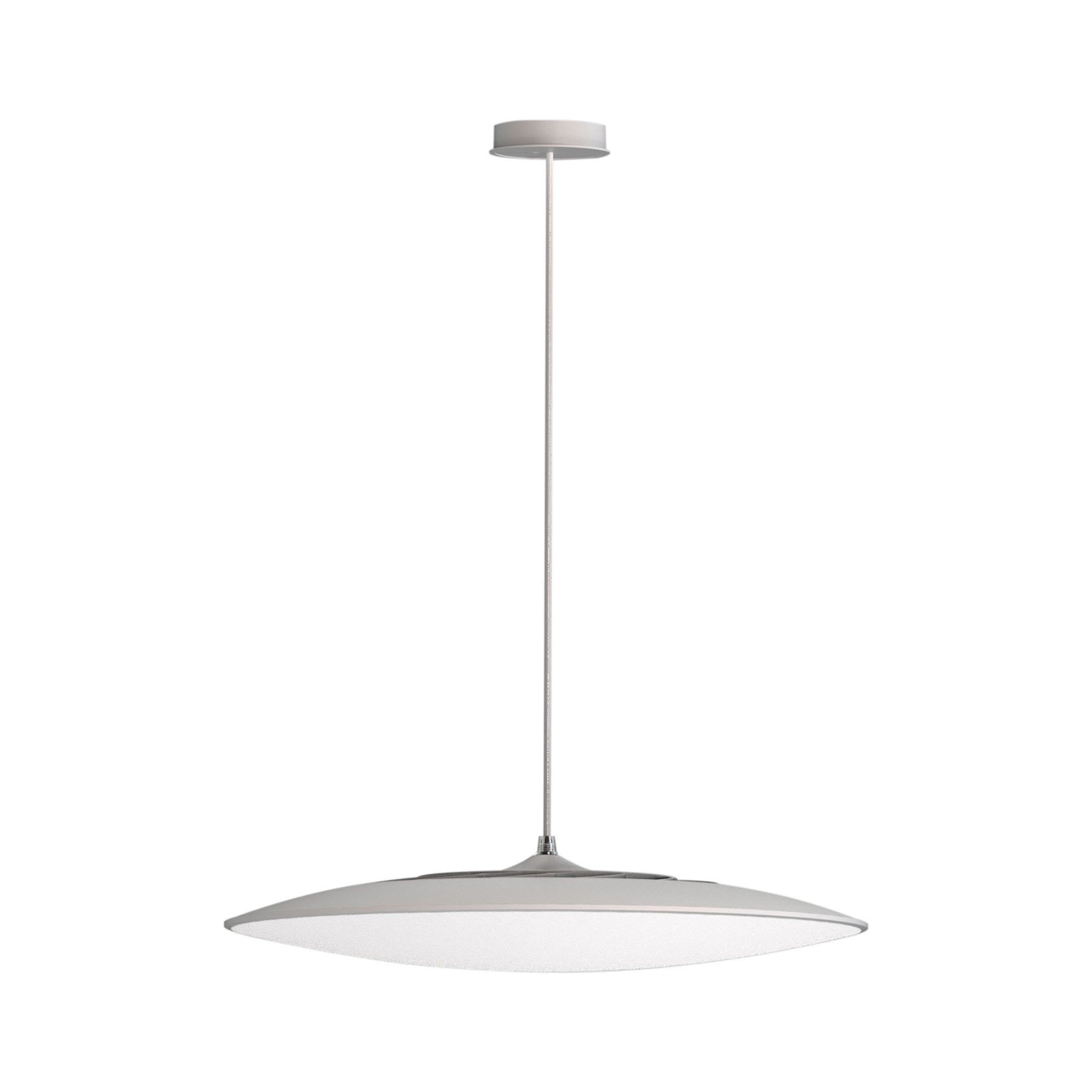 M8101 Slim LED Pendant 46cm Round 50W LED White