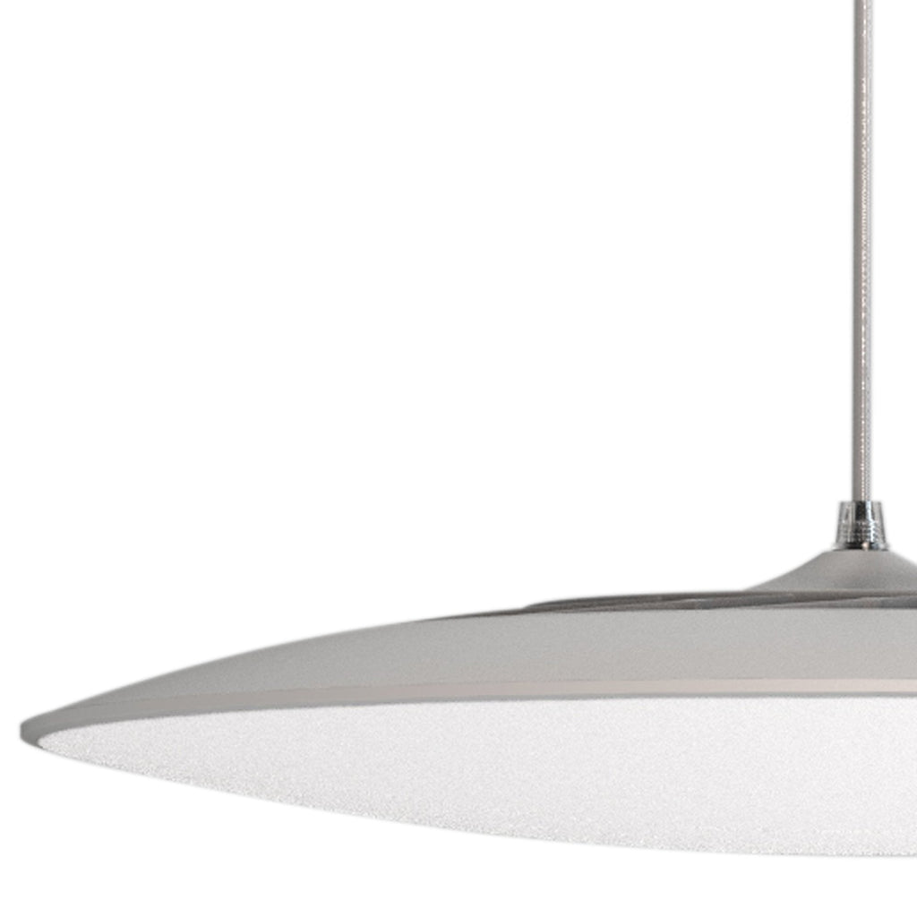 M8101 Slim LED Pendant 46cm Round 50W LED White