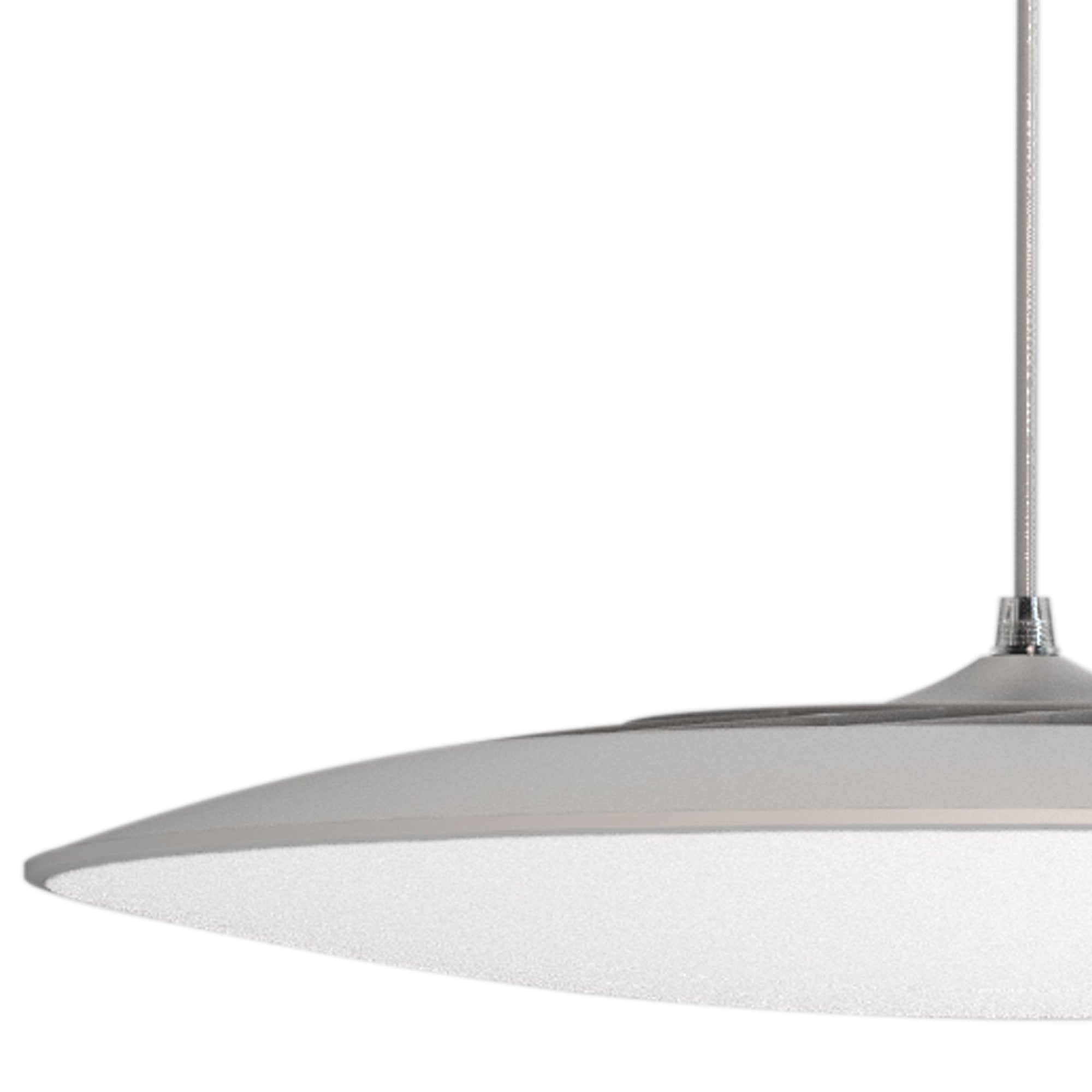 M8101 Slim LED Pendant 46cm Round 50W LED White