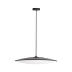 M8102 Slim LED Pendant 46cm Round 50W LED Black