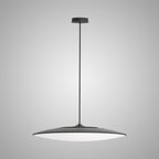 M8102 Slim LED Pendant 46cm Round 50W LED Black