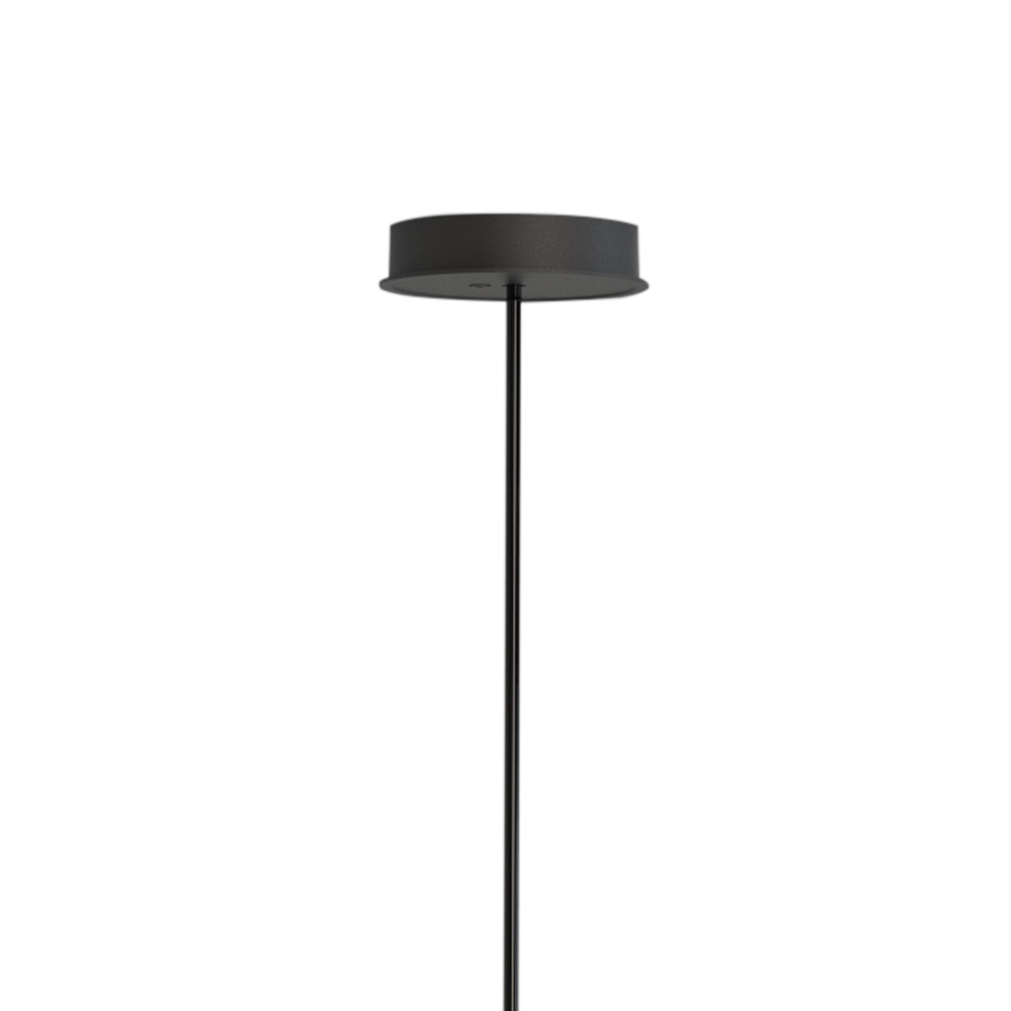 M8102 Slim LED Pendant 46cm Round 50W LED Black