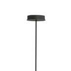M8103 Slim LED Pendant 46cm Round 50W LED Black