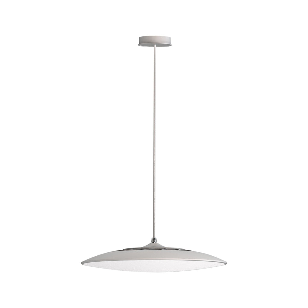M8105 Slim LED Pendant 25cm Round 16W LED White