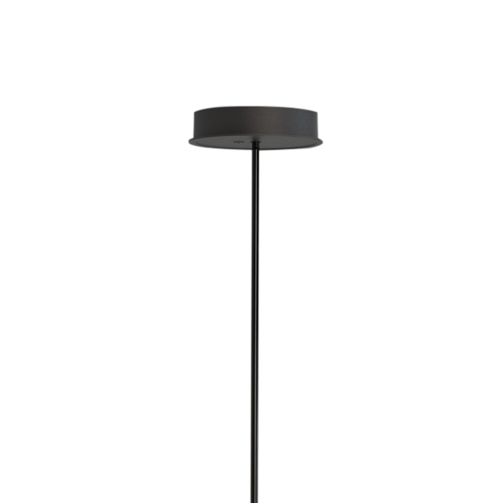 M8106 Slim LED Pendant 25cm Round 16W LED Black
