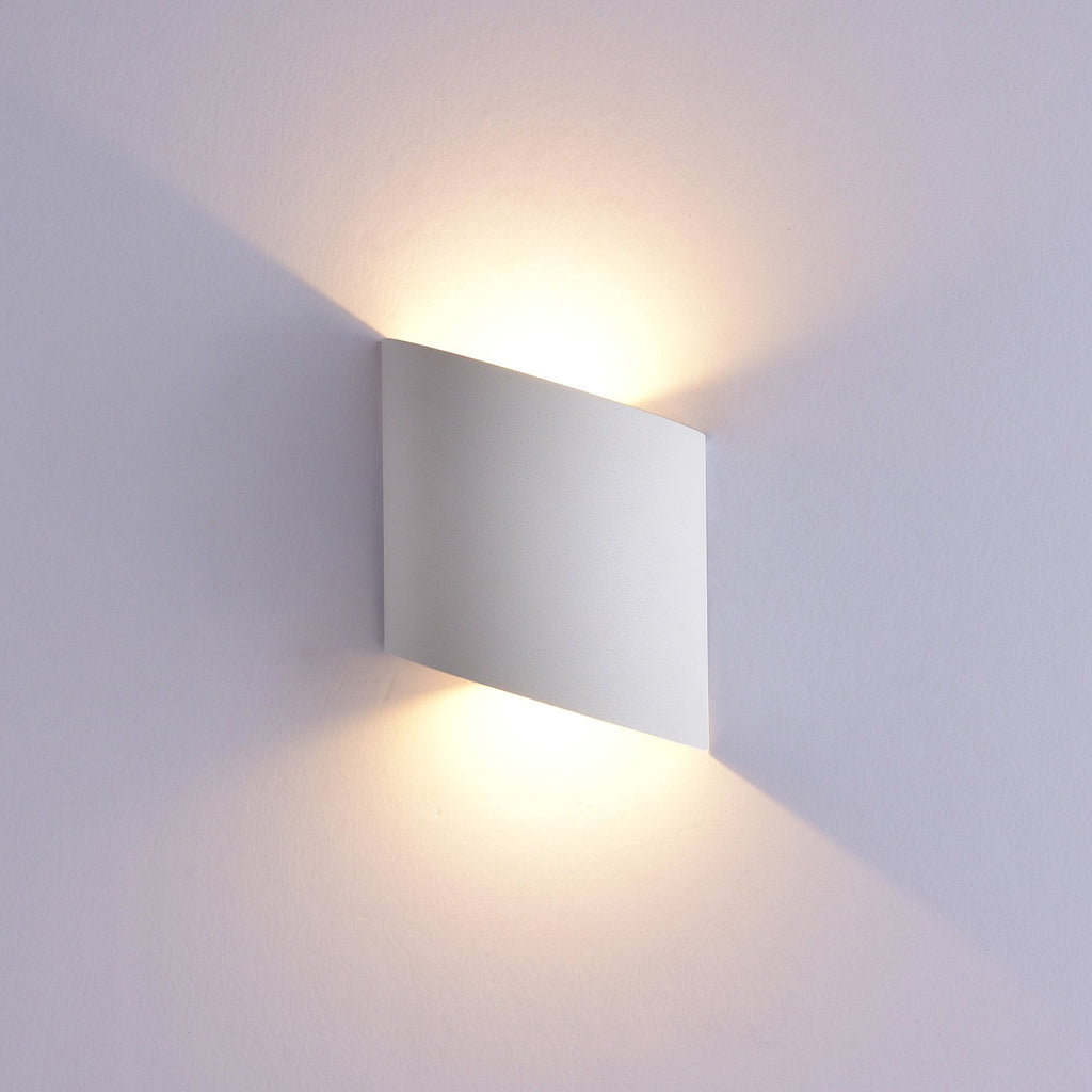 M6531 Sochi Outdoor Wall Lamp 6W LED Sand White