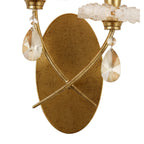 M6294 Sophie Wall Light 2 Light Gold Painting Cream Shades