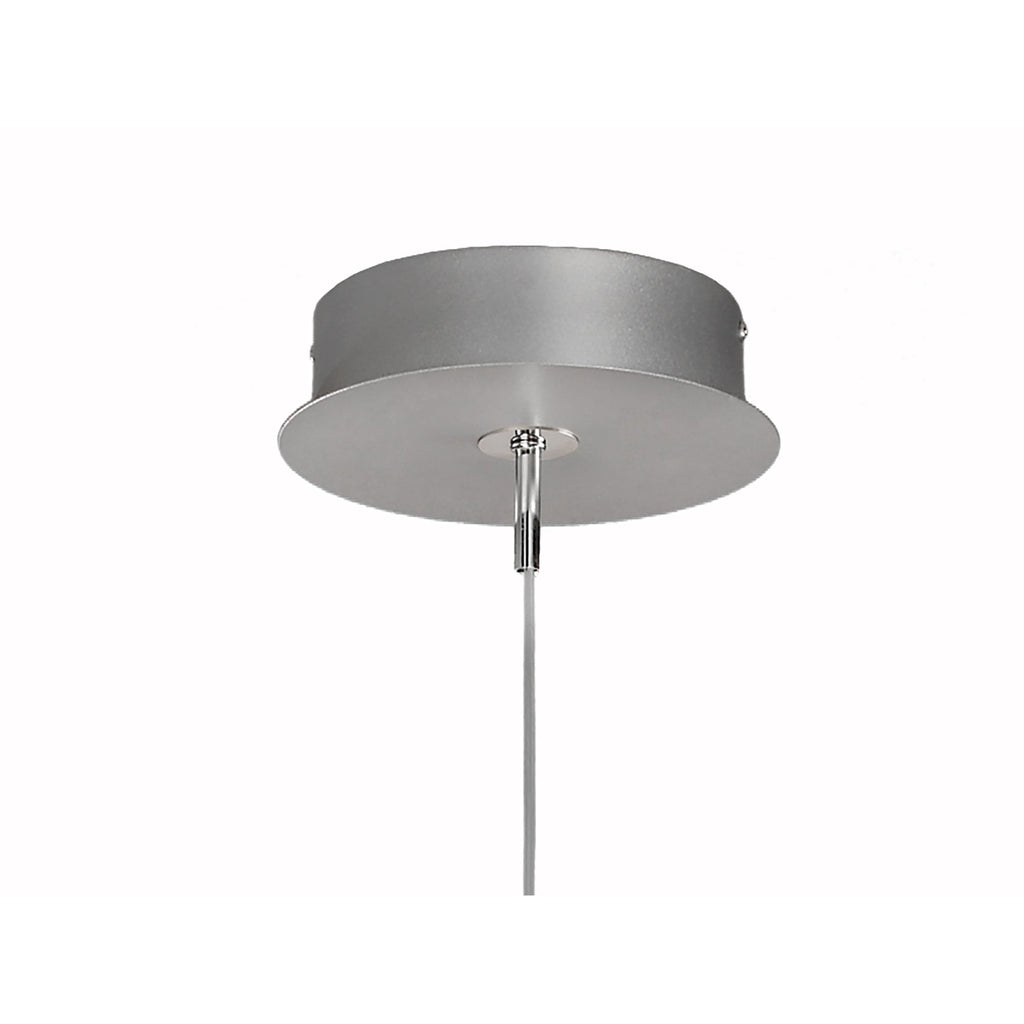 M5911 Star LED Pendant 100cm Round 60W Dimmable Silver/Frosted Acrylic/Polished Chrome