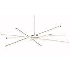 M5911 Star LED Pendant 100cm Round 60W Dimmable Silver/Frosted Acrylic/Polished Chrome