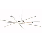 M5913 Star LED Pendant 69cm Round 42W Dimmable Silver/Frosted Acrylic/Polished Chrome