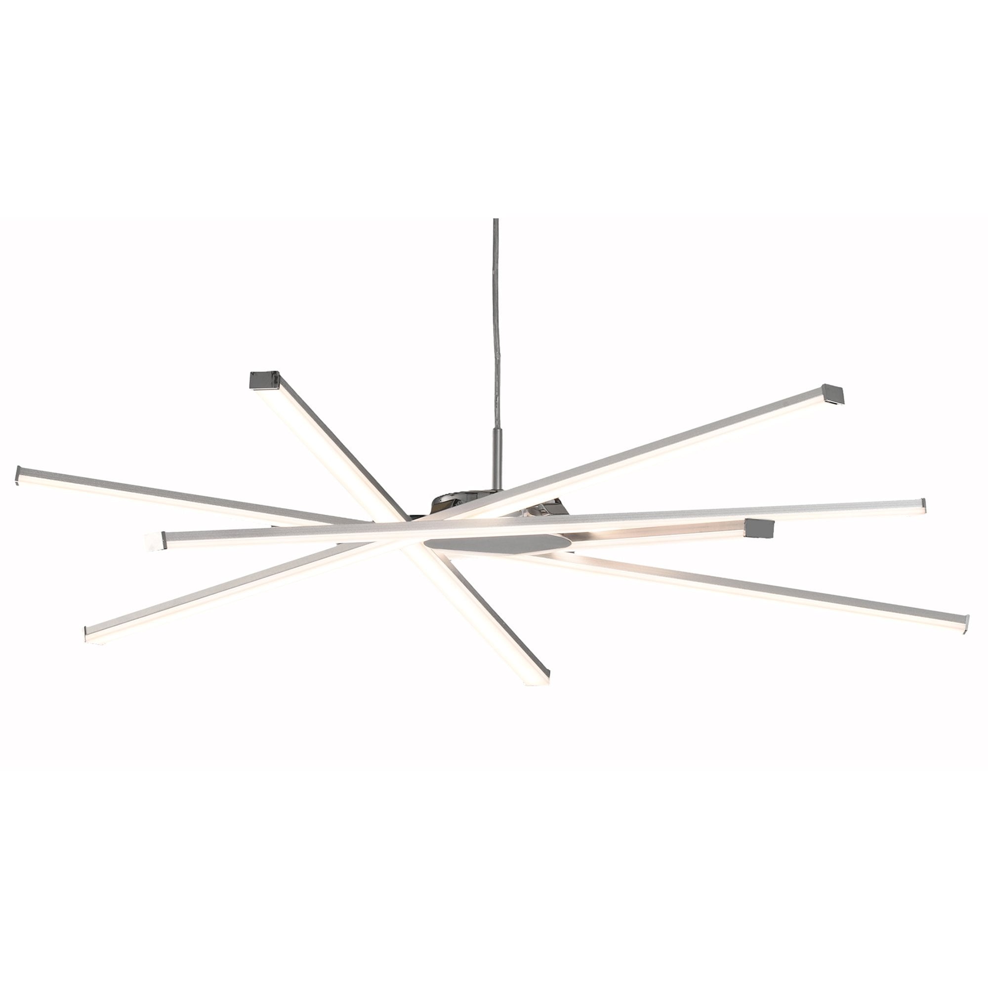 M5913 Star LED Pendant 69cm Round 42W Dimmable Silver/Frosted Acrylic/Polished Chrome