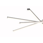 M5913 Star LED Pendant 69cm Round 42W Dimmable Silver/Frosted Acrylic/Polished Chrome