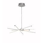 M5915 Star LED Pendant 69cm Round 42W Silver/Frosted Acrylic/Polished Chrome